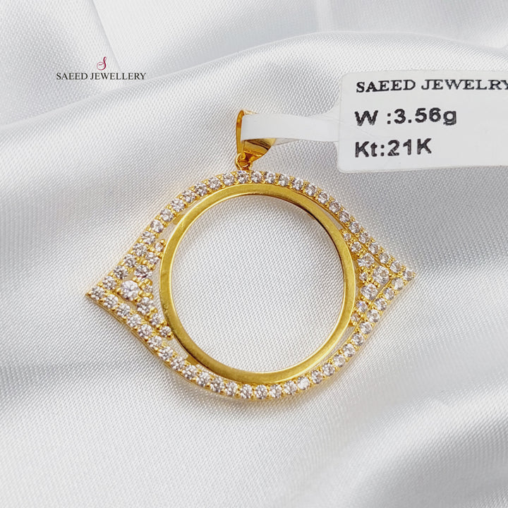 21K برواز رشادي مرصع-مجوهرات الشيخ سعيد-Saeed Jewelry 