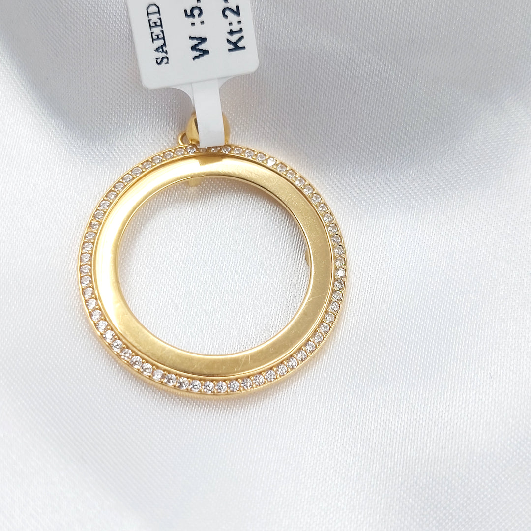 21K برواز رشادي مرصع-مجوهرات الشيخ سعيد-Saeed Jewelry 