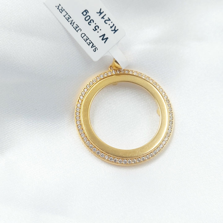 21K برواز رشادي مرصع-مجوهرات الشيخ سعيد-Saeed Jewelry 