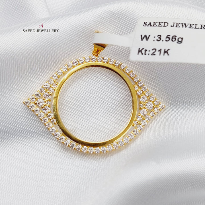 21K برواز رشادي مرصع-مجوهرات الشيخ سعيد-Saeed Jewelry 
