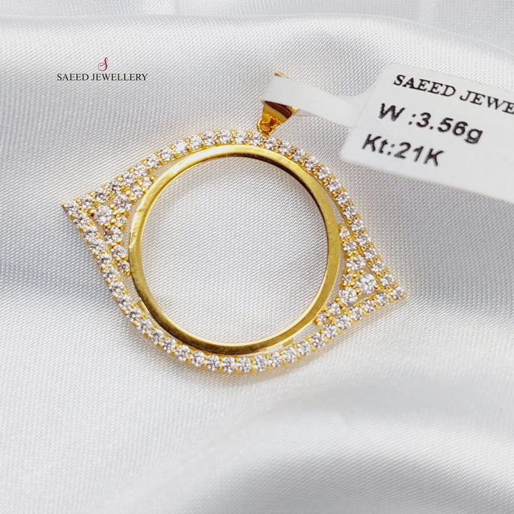 21K برواز رشادي مرصع-مجوهرات الشيخ سعيد-Saeed Jewelry 