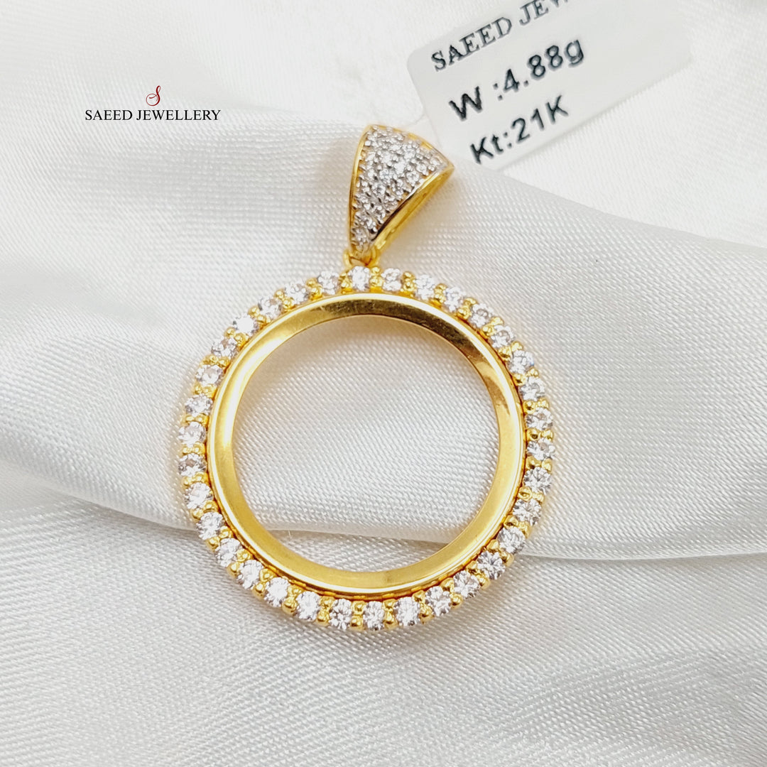 21K برواز رشادي طابات-مجوهرات الشيخ سعيد-Saeed Jewelry 