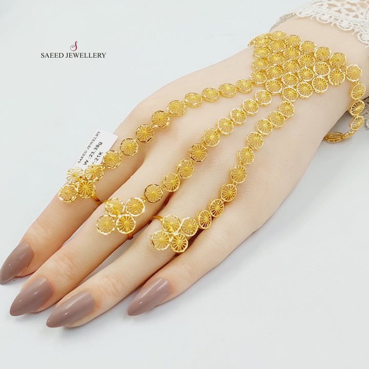 21K كف كويتي-مجوهرات الشيخ سعيد-Saeed Jewelry 