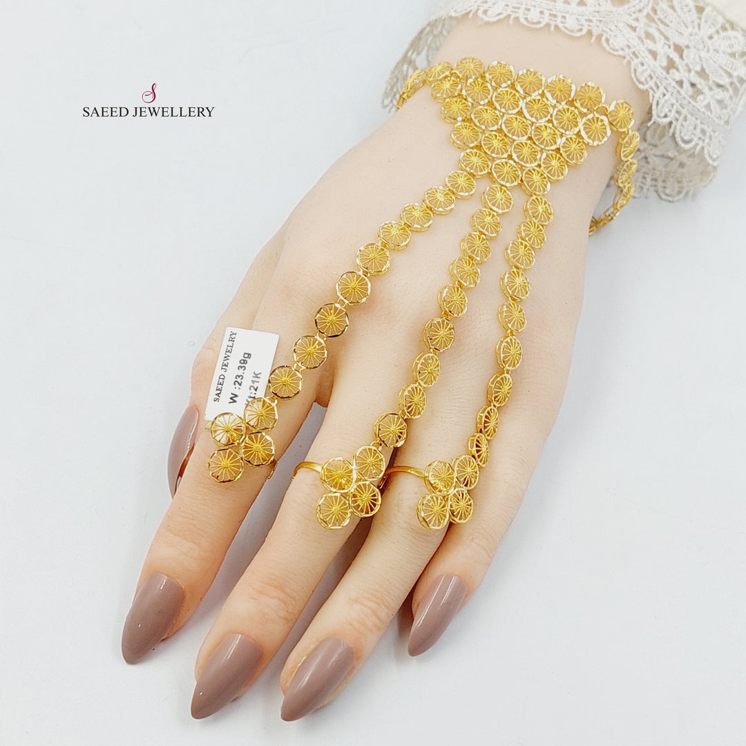 21K كف كويتي-مجوهرات الشيخ سعيد-Saeed Jewelry 