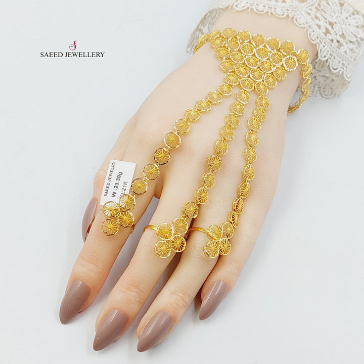 21K كف كويتي-مجوهرات الشيخ سعيد-Saeed Jewelry 