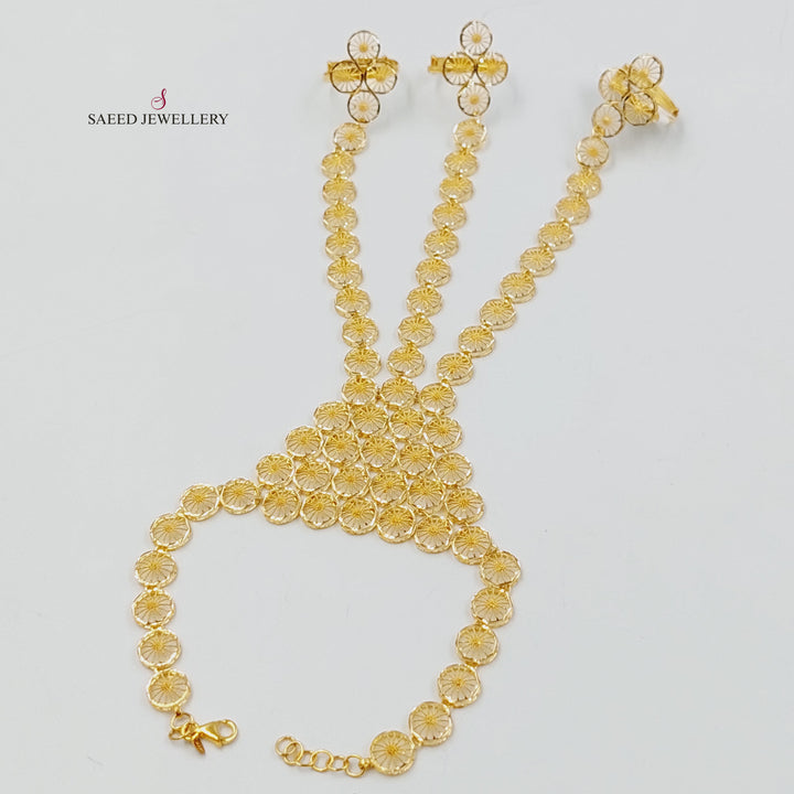 21K كف كويتي-مجوهرات الشيخ سعيد-Saeed Jewelry 