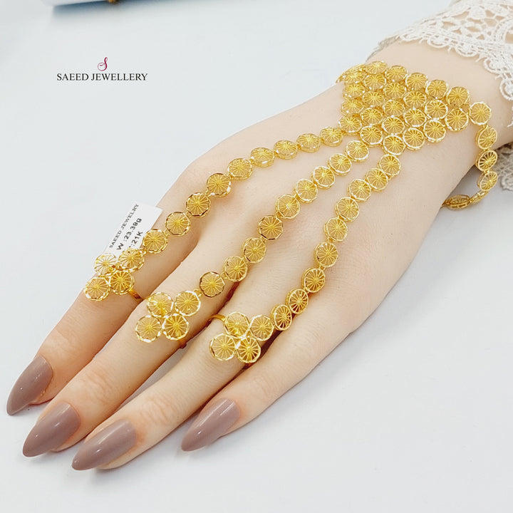 21K كف كويتي-مجوهرات الشيخ سعيد-Saeed Jewelry 