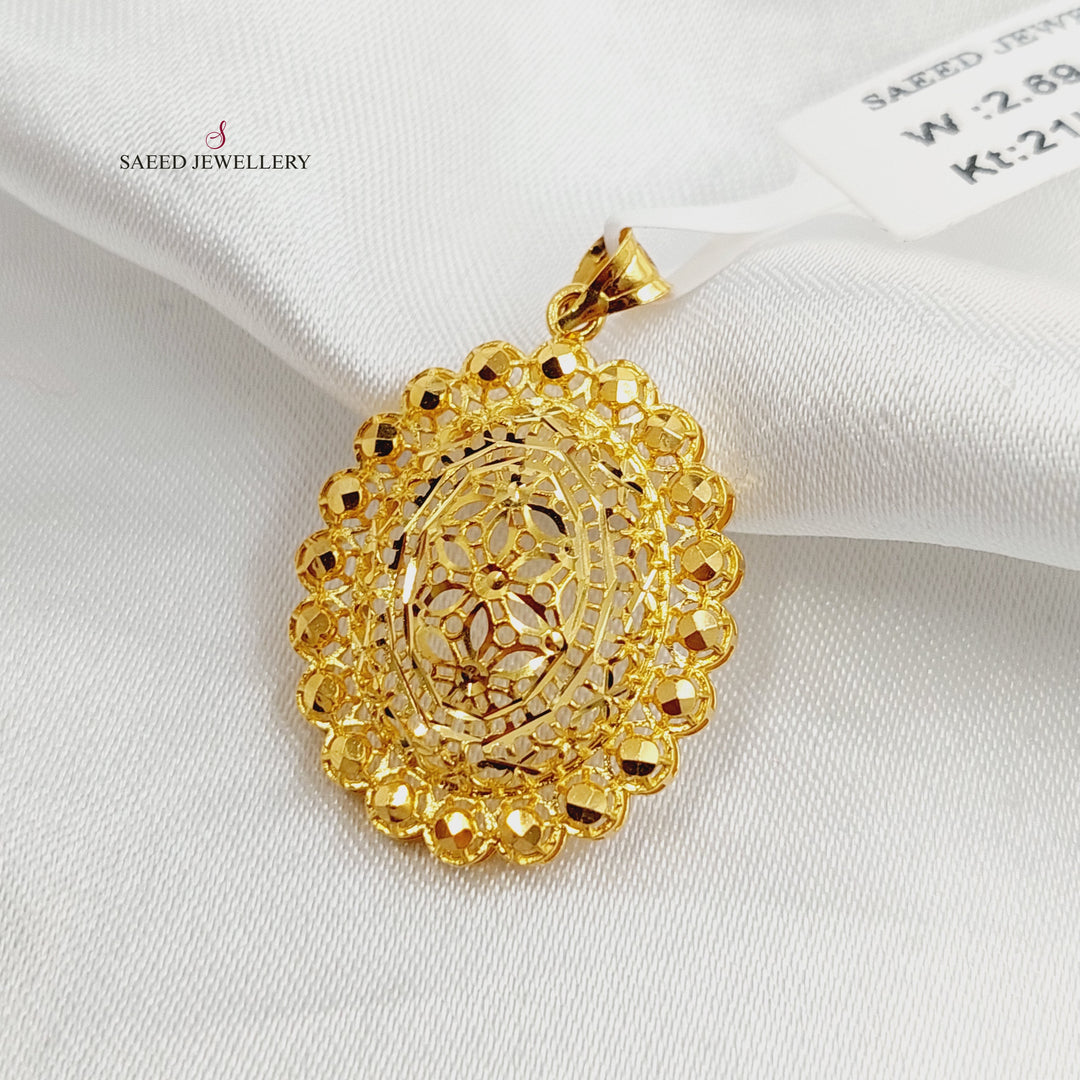 21K تعليقة-مجوهرات الشيخ سعيد-Saeed Jewelry 