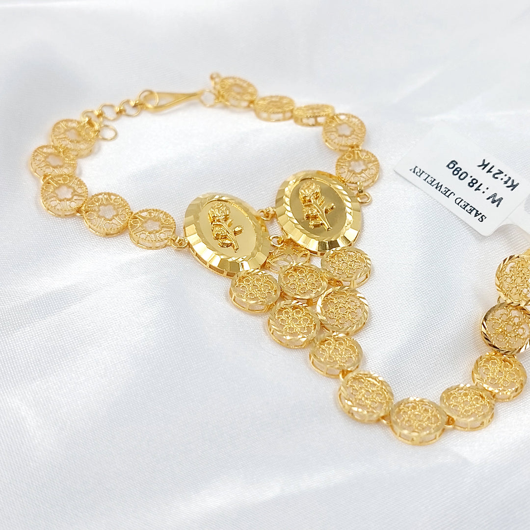 21K كف اونصه-مجوهرات الشيخ سعيد-Saeed Jewelry 