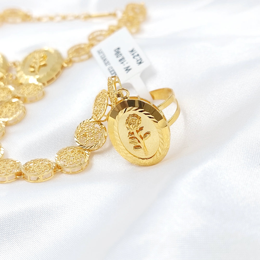 21K كف اونصه-مجوهرات الشيخ سعيد-Saeed Jewelry 