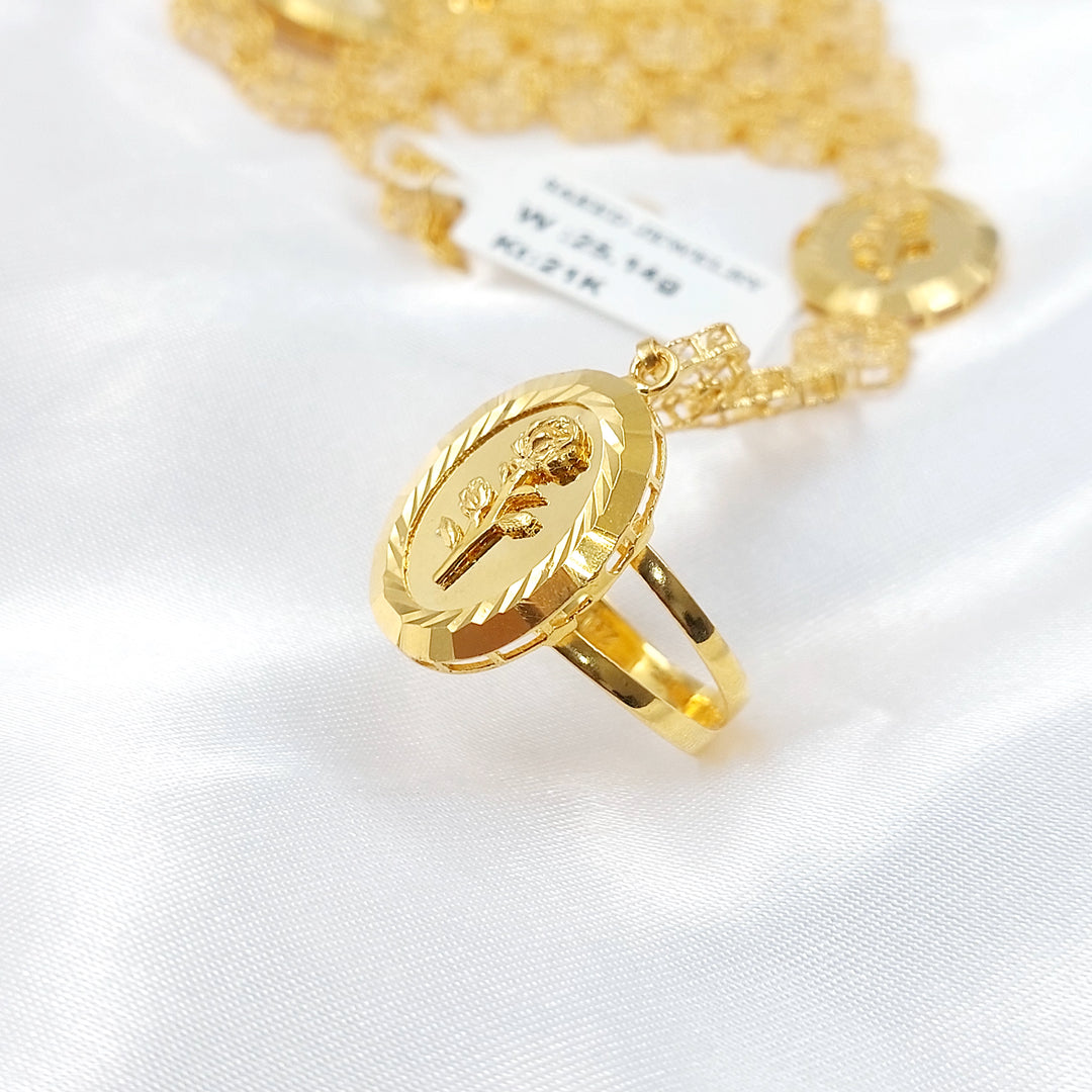 21K كف اونصه-مجوهرات الشيخ سعيد-Saeed Jewelry 