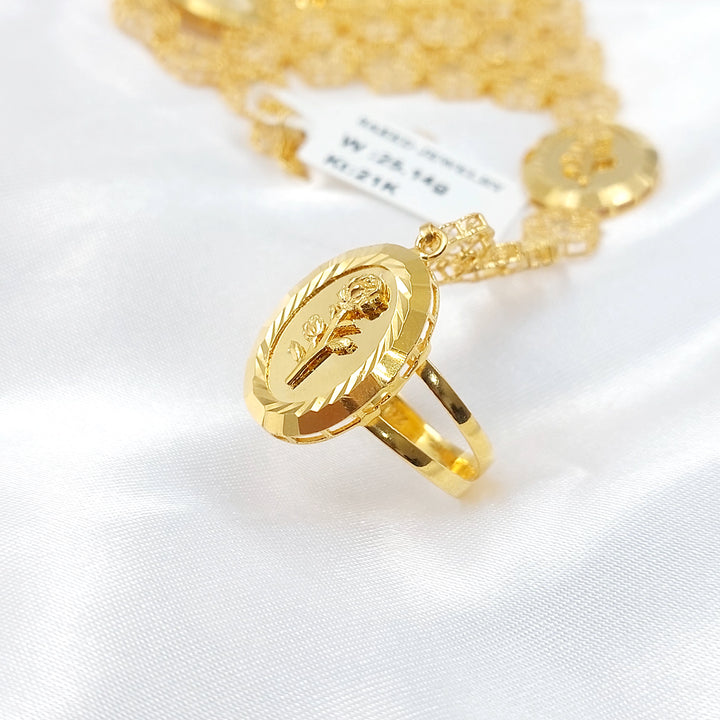 21K كف اونصه-مجوهرات الشيخ سعيد-Saeed Jewelry 