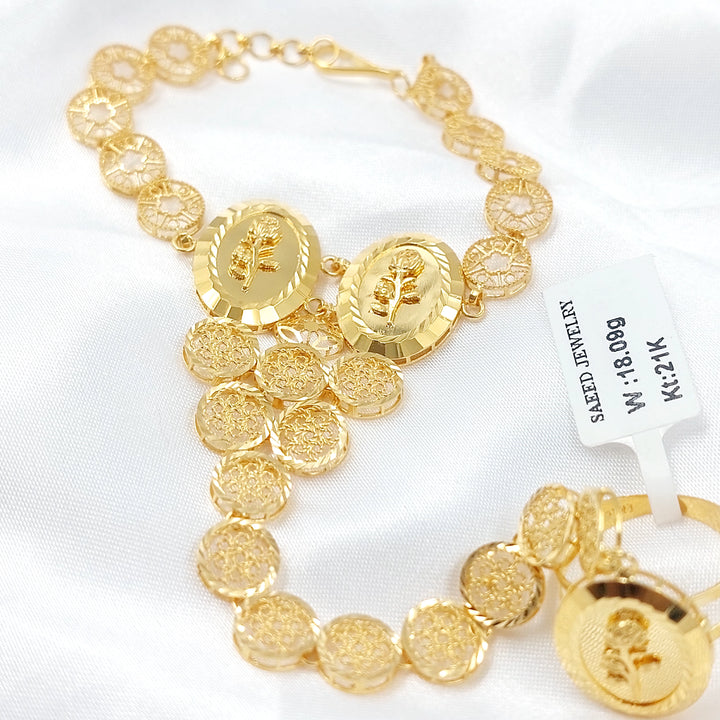 21K كف اونصه-مجوهرات الشيخ سعيد-Saeed Jewelry 