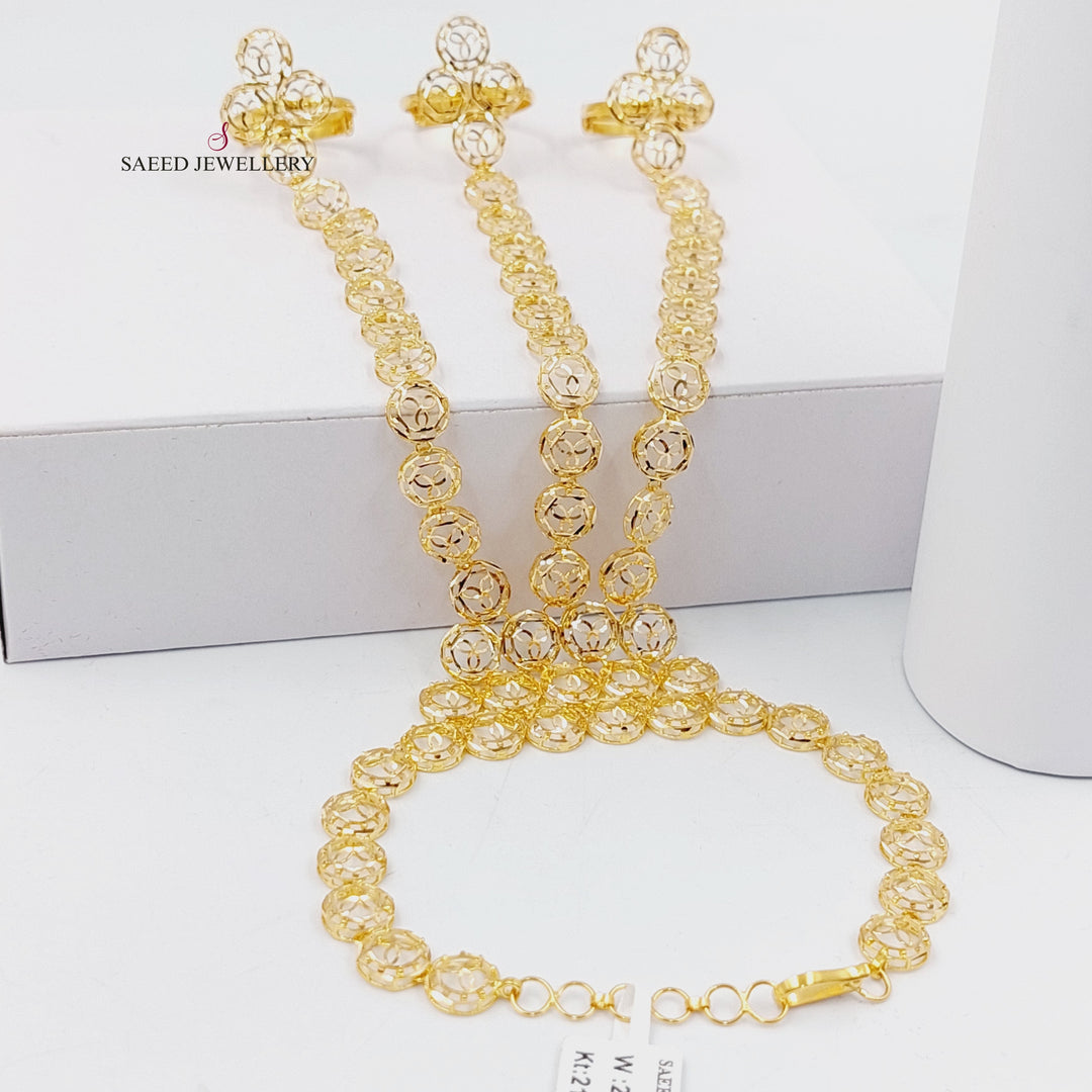 21K كف كويتي-مجوهرات الشيخ سعيد-Saeed Jewelry 