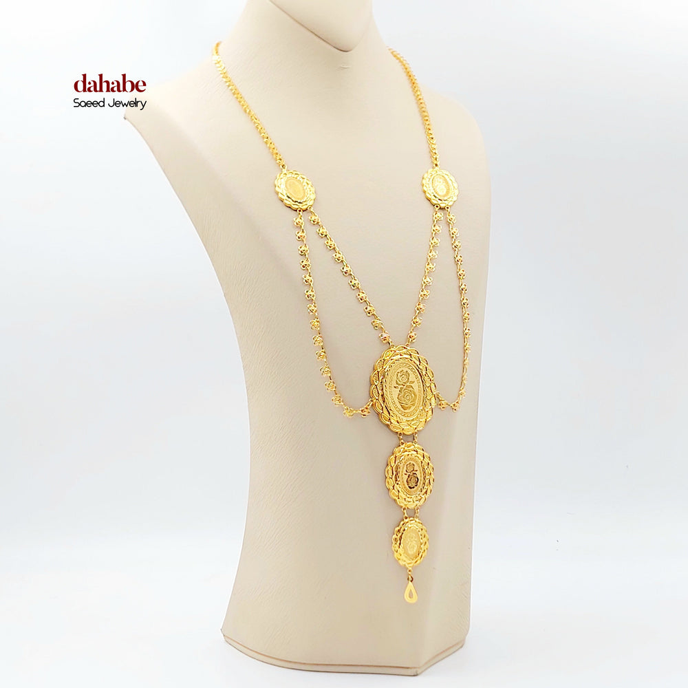 21K شال اونصه اكسترا-مجوهرات الشيخ سعيد-Saeed Jewelry 
