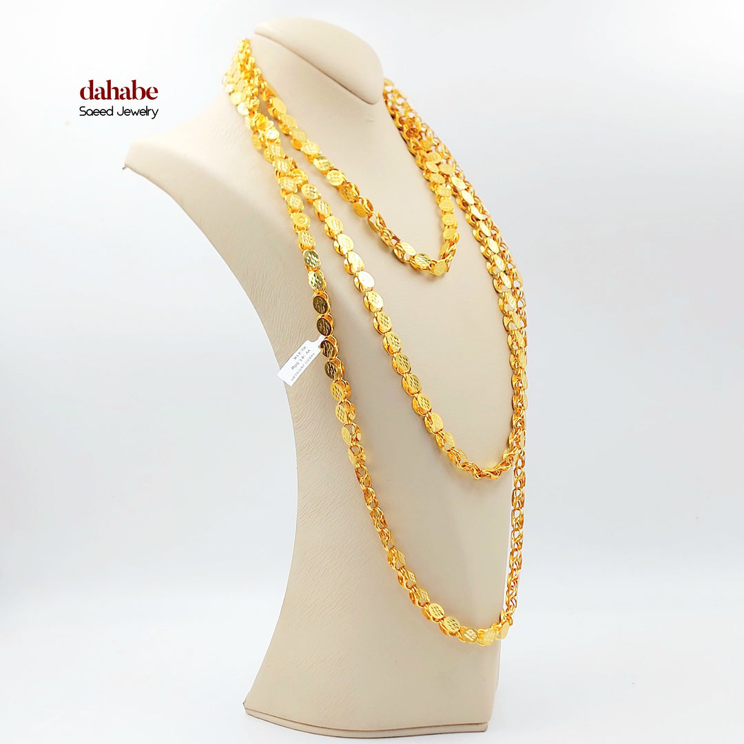 21K شال جرير حلبي-مجوهرات الشيخ سعيد-Saeed Jewelry 