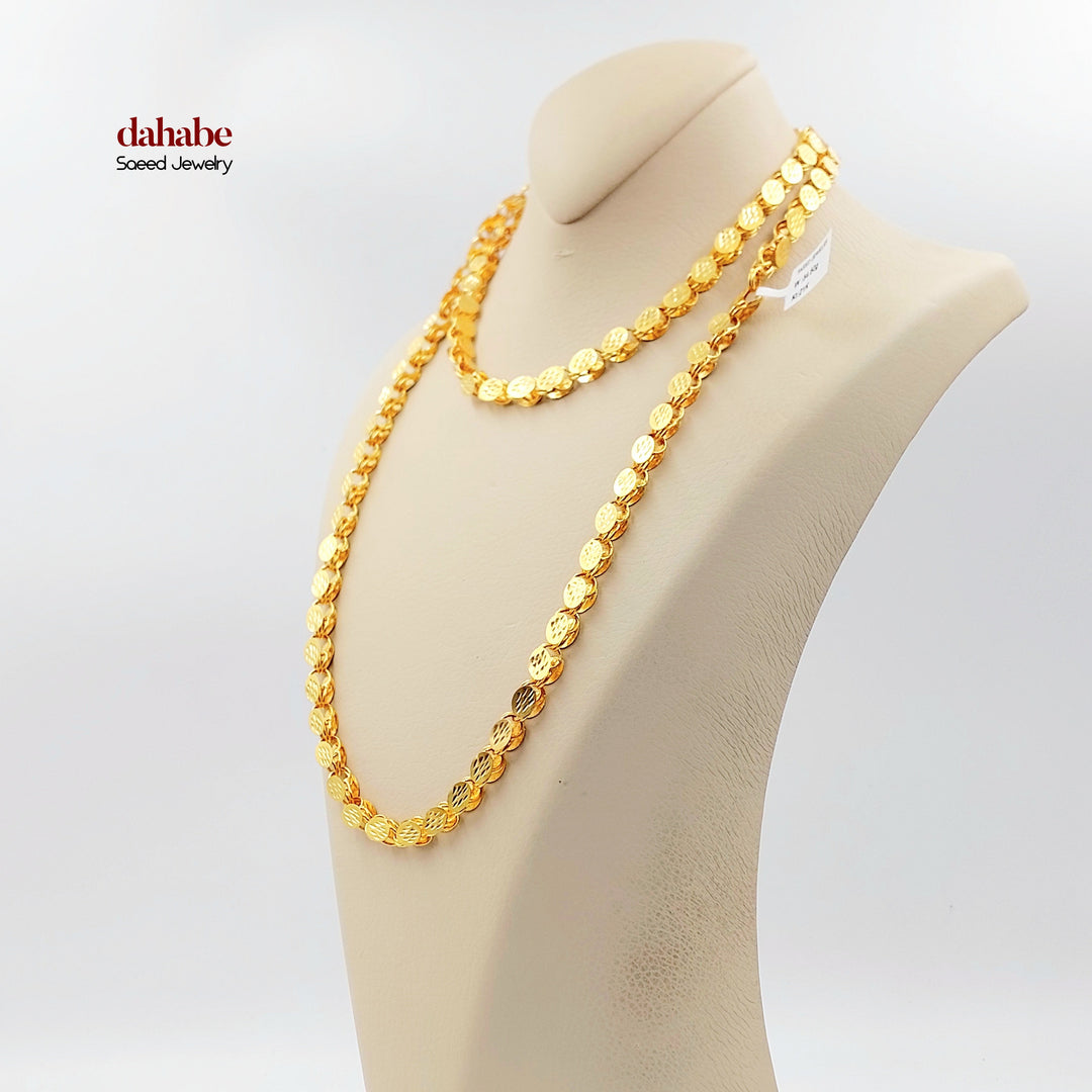 21K شال جرير حلبي-مجوهرات الشيخ سعيد-Saeed Jewelry 