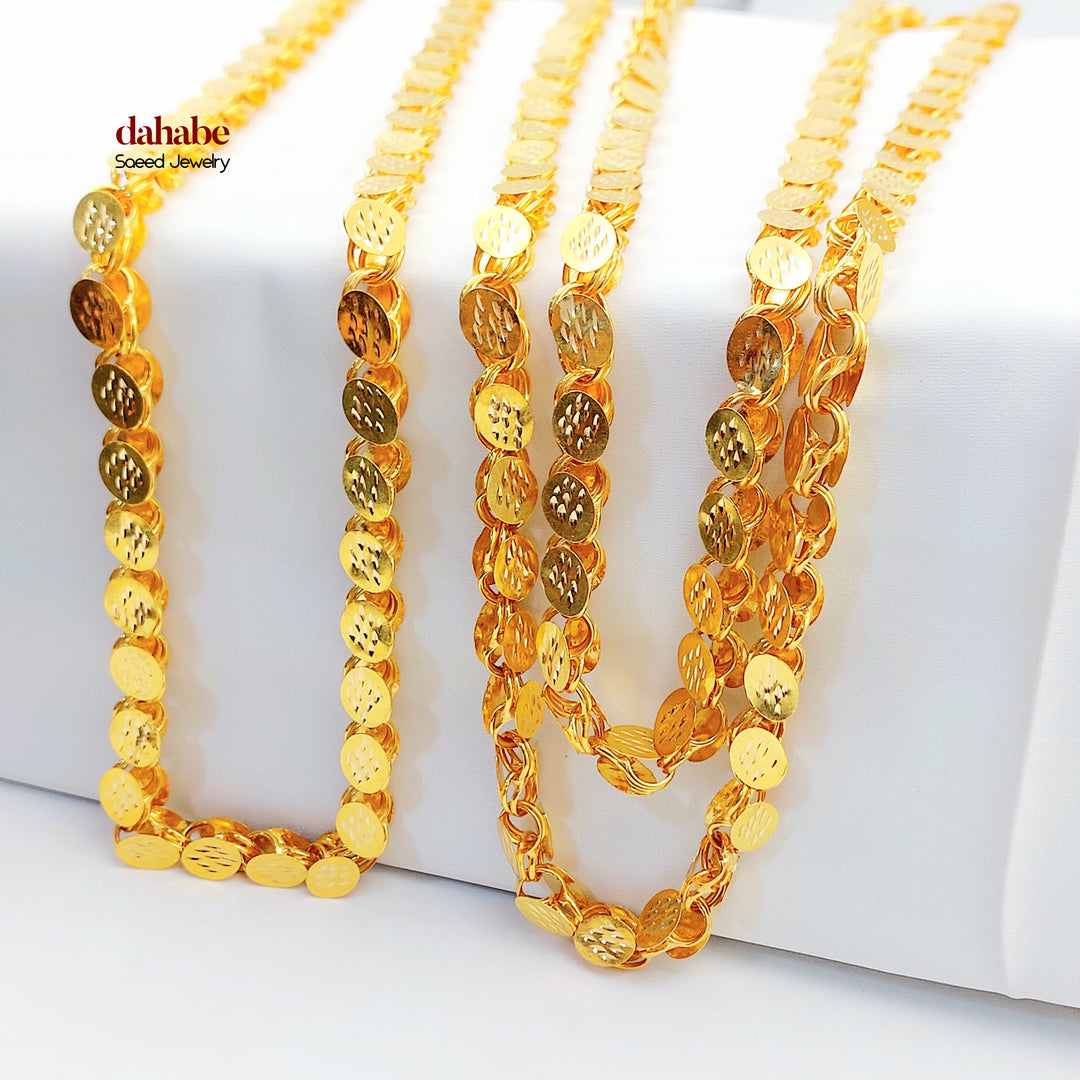 21K شال جرير حلبي-مجوهرات الشيخ سعيد-Saeed Jewelry 