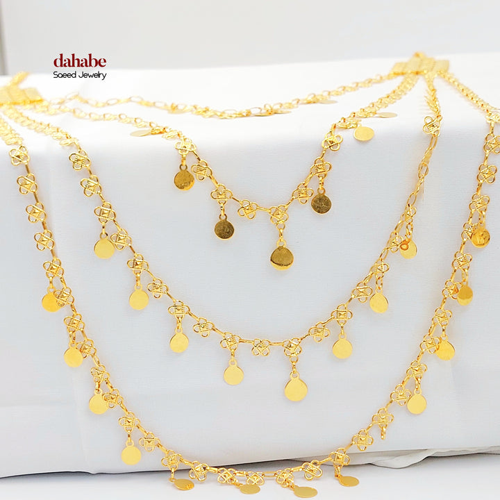 21K شال دنانديش اكسترا-مجوهرات الشيخ سعيد-Saeed Jewelry 