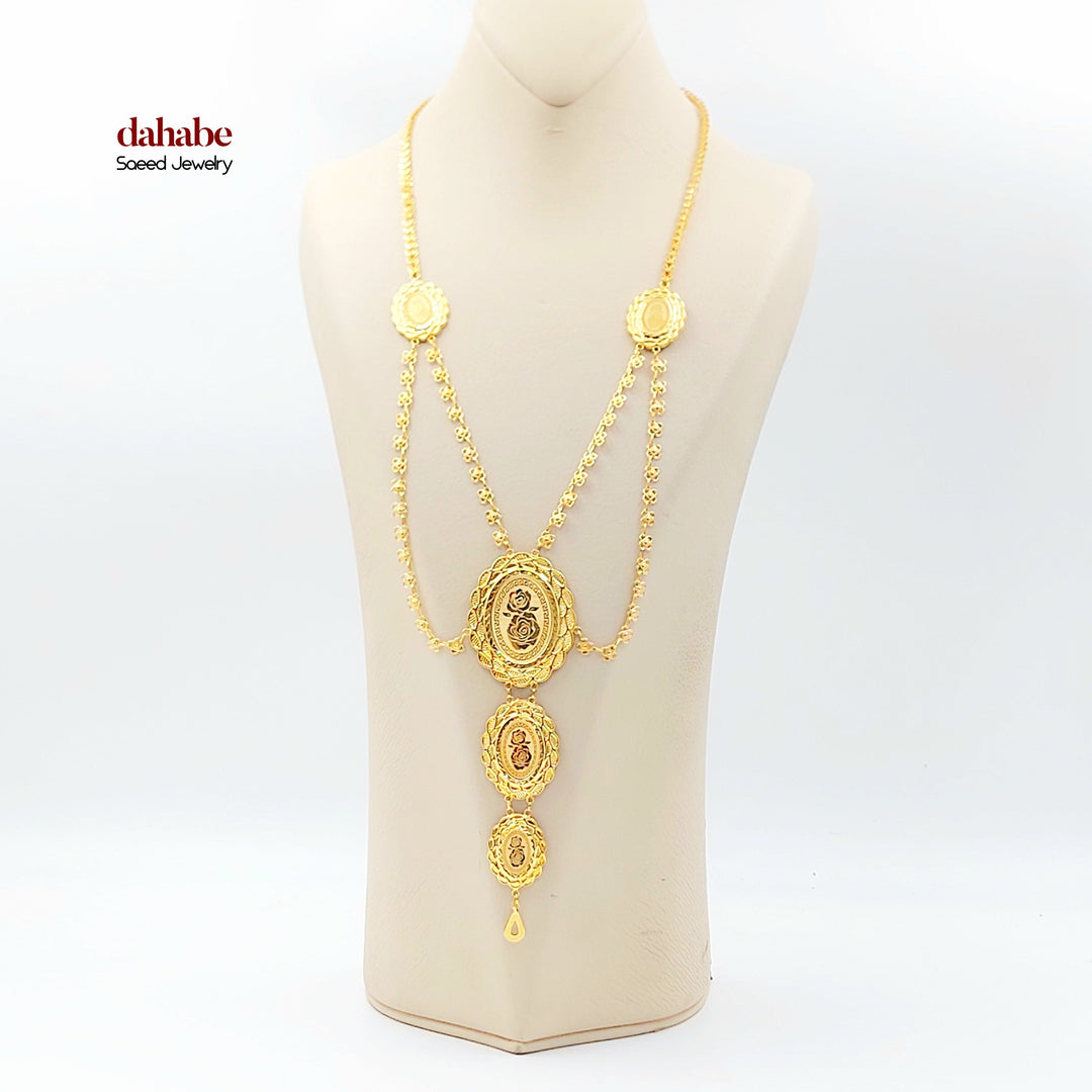 21K شال اونصه اكسترا-مجوهرات الشيخ سعيد-Saeed Jewelry 