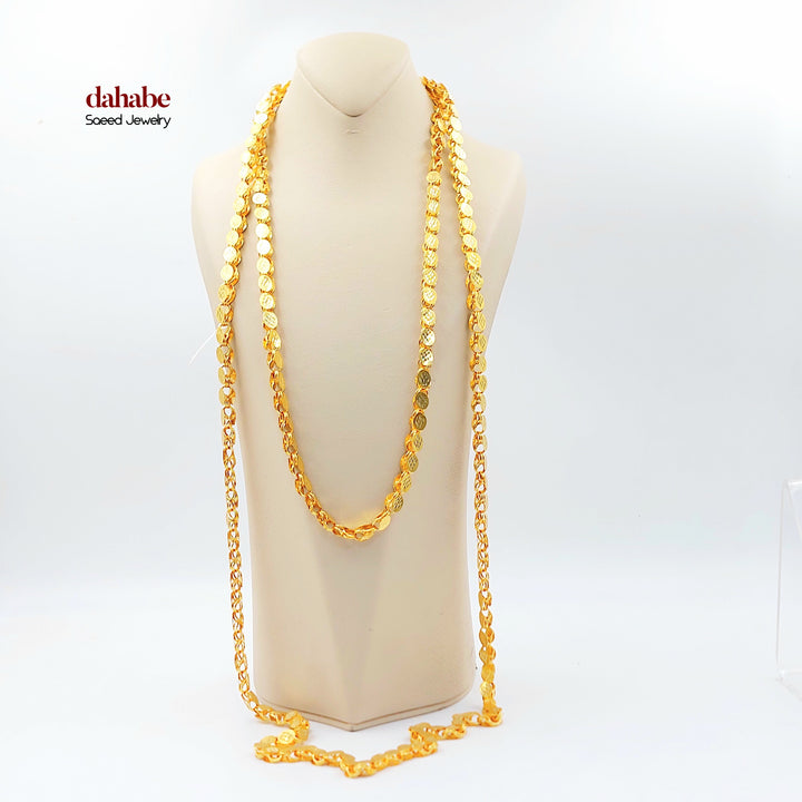 21K شال جرير حلبي-مجوهرات الشيخ سعيد-Saeed Jewelry 