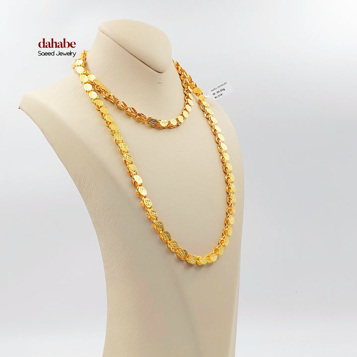 21K شال جرير حلبي-مجوهرات الشيخ سعيد-Saeed Jewelry 