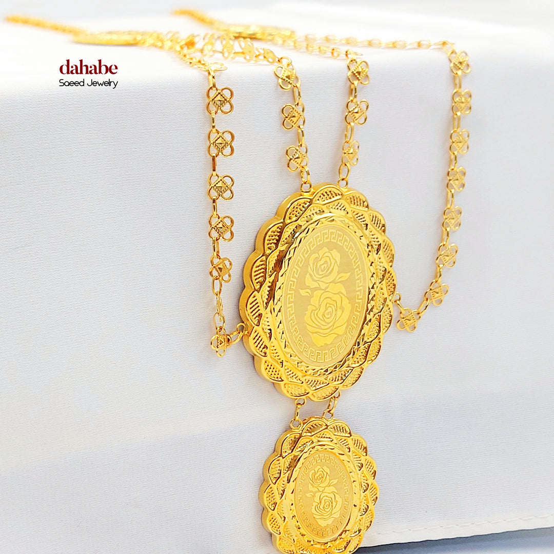 21K شال اونصه اكسترا-مجوهرات الشيخ سعيد-Saeed Jewelry 