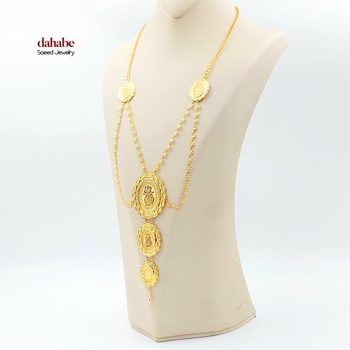 21K شال اونصه اكسترا-مجوهرات الشيخ سعيد-Saeed Jewelry 