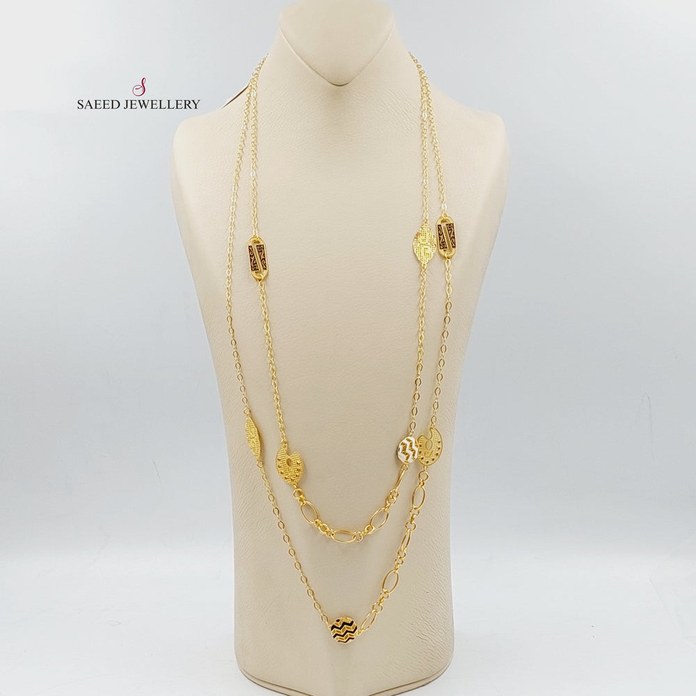 21K شال اكسترا مينا-مجوهرات الشيخ سعيد-Saeed Jewelry 