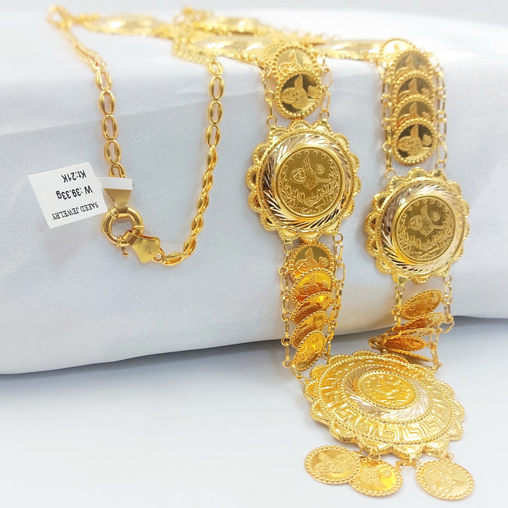 21K شال رشادي قشرة-مجوهرات الشيخ سعيد-Saeed Jewelry 