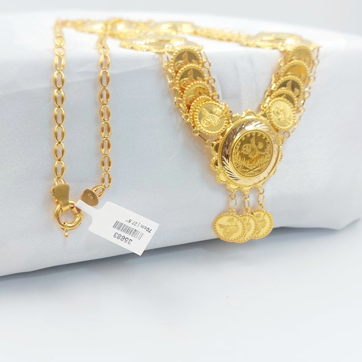 21K شال رشادي قشرة-مجوهرات الشيخ سعيد-Saeed Jewelry 