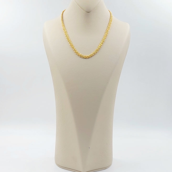 21K عقد فانسي 6mm-مجوهرات الشيخ سعيد-Saeed Jewelry 