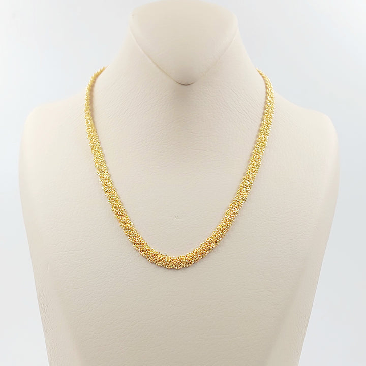 21K عقد فانسي 6mm-مجوهرات الشيخ سعيد-Saeed Jewelry 