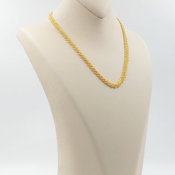 21K عقد فانسي 6mm-مجوهرات الشيخ سعيد-Saeed Jewelry 