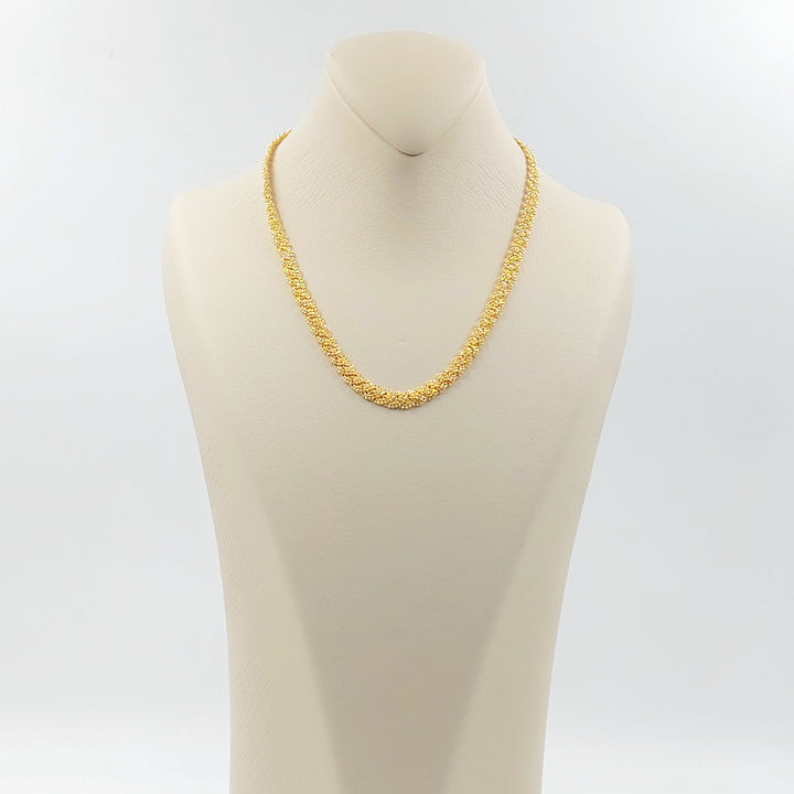 21K عقد فانسي 6mm-مجوهرات الشيخ سعيد-Saeed Jewelry 