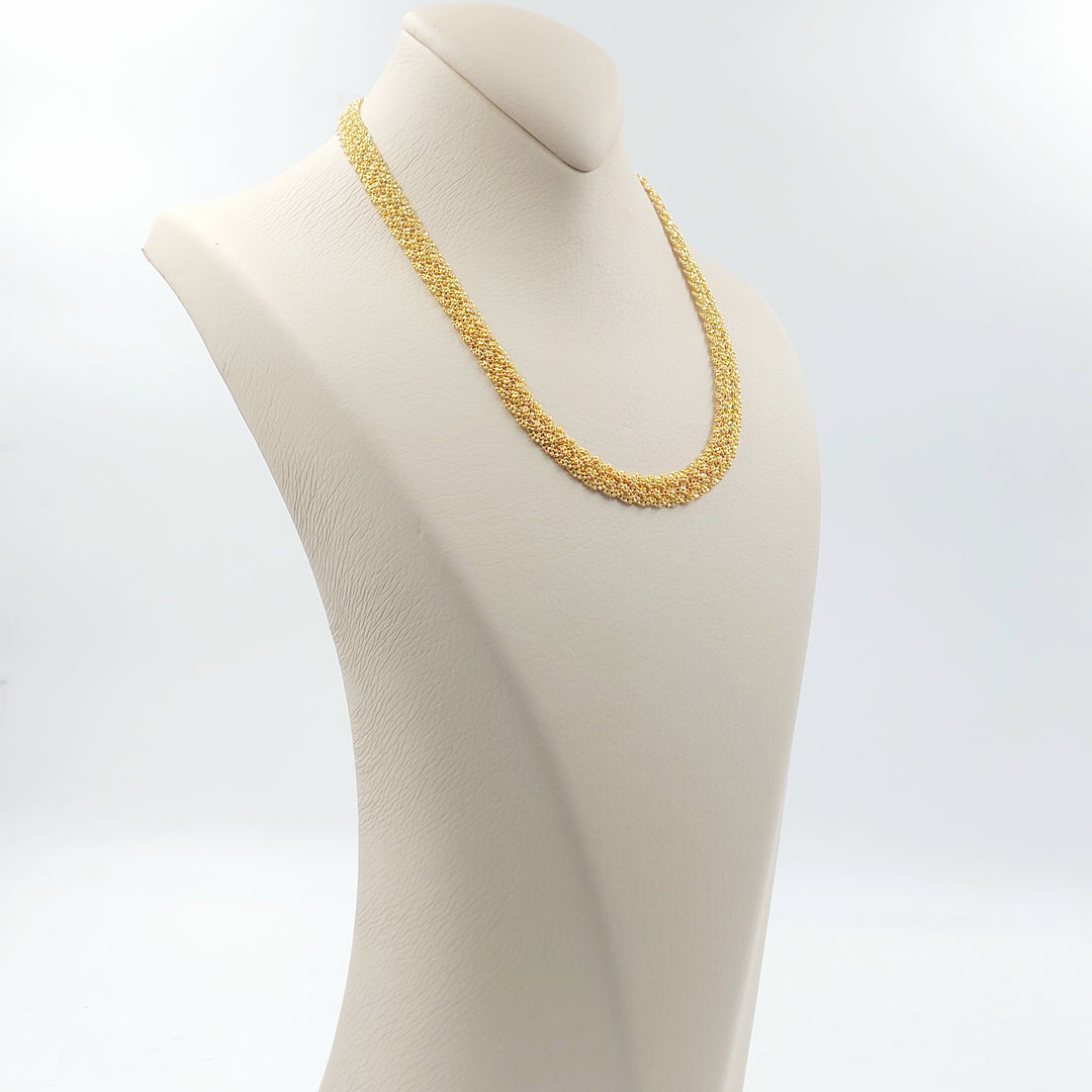 21K عقد فانسي 9mm-مجوهرات الشيخ سعيد-Saeed Jewelry 