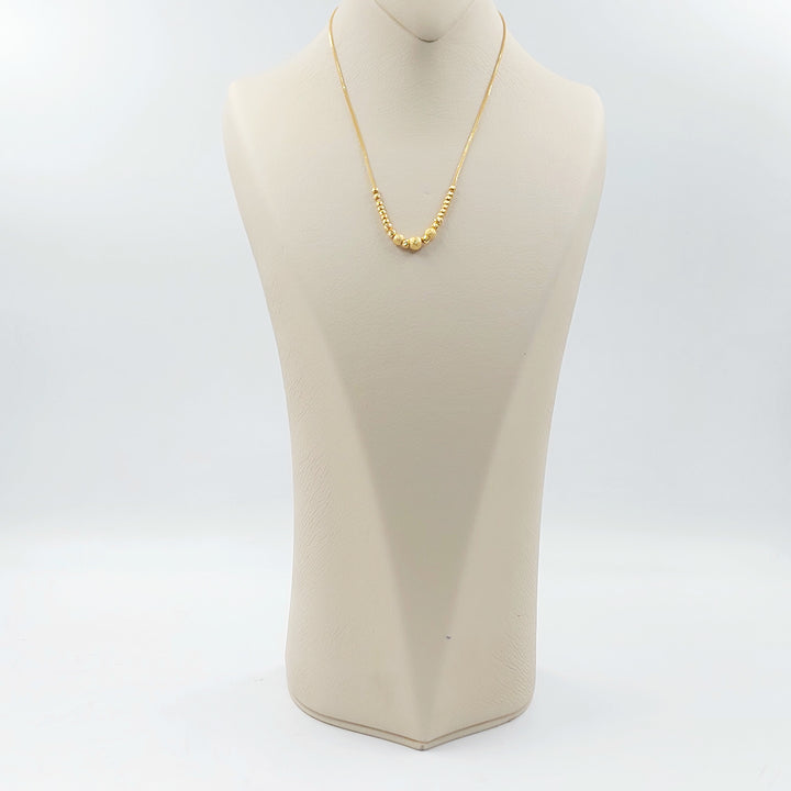 21K عقد مسبحة-مجوهرات الشيخ سعيد-Saeed Jewelry 