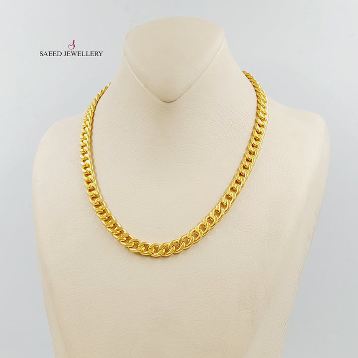 21K عقد جنزير-مجوهرات الشيخ سعيد-Saeed Jewelry 