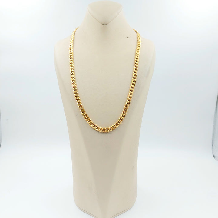 21K عقد جنزير-مجوهرات الشيخ سعيد-Saeed Jewelry 