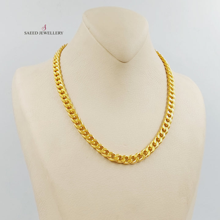 21K عقد جنزير-مجوهرات الشيخ سعيد-Saeed Jewelry 