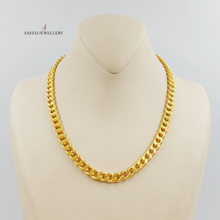 21K عقد جنزير-مجوهرات الشيخ سعيد-Saeed Jewelry 