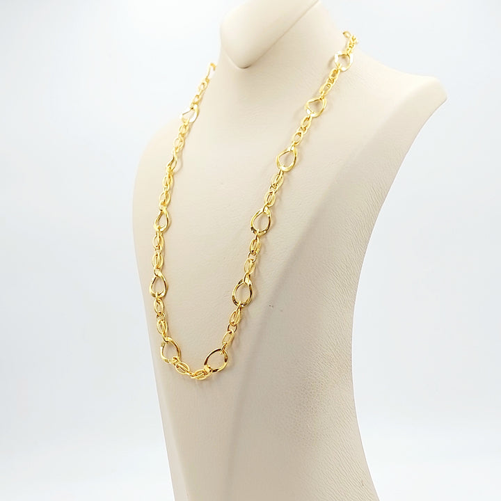 21K عقد فيرنا اكسترا-مجوهرات الشيخ سعيد-Saeed Jewelry 