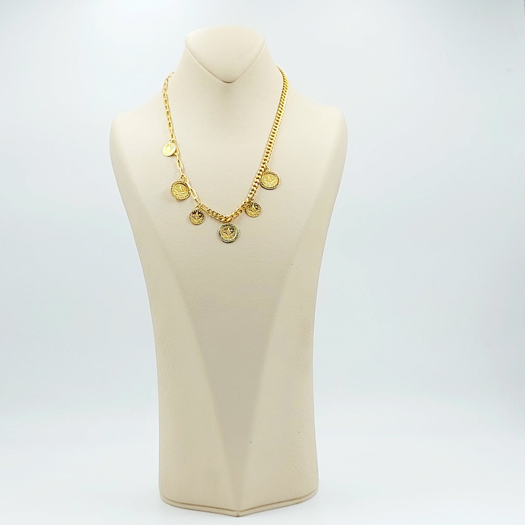 21K عقد دنانديش اكسترا-مجوهرات الشيخ سعيد-Saeed Jewelry 