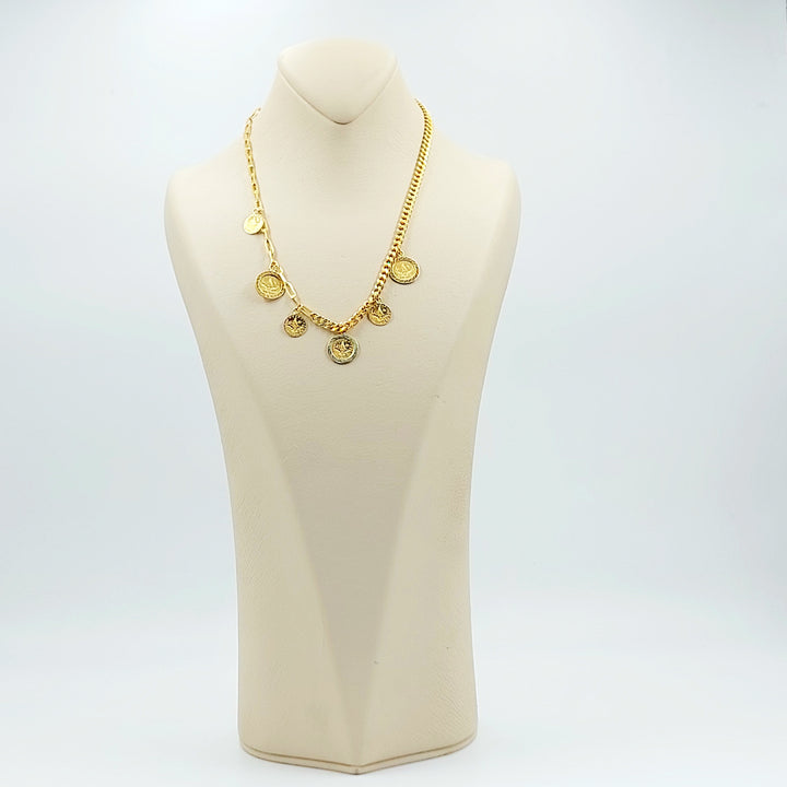 21K عقد دنانديش اكسترا-مجوهرات الشيخ سعيد-Saeed Jewelry 