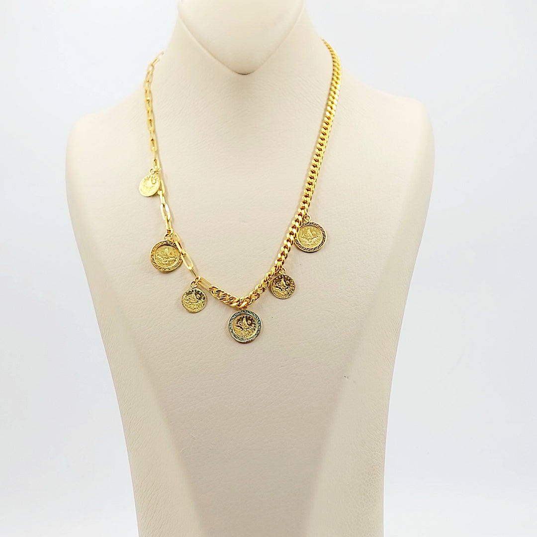 21K عقد دنانديش اكسترا-مجوهرات الشيخ سعيد-Saeed Jewelry 
