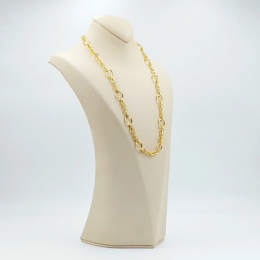 21K عقد فيرنا اكسترا-مجوهرات الشيخ سعيد-Saeed Jewelry 