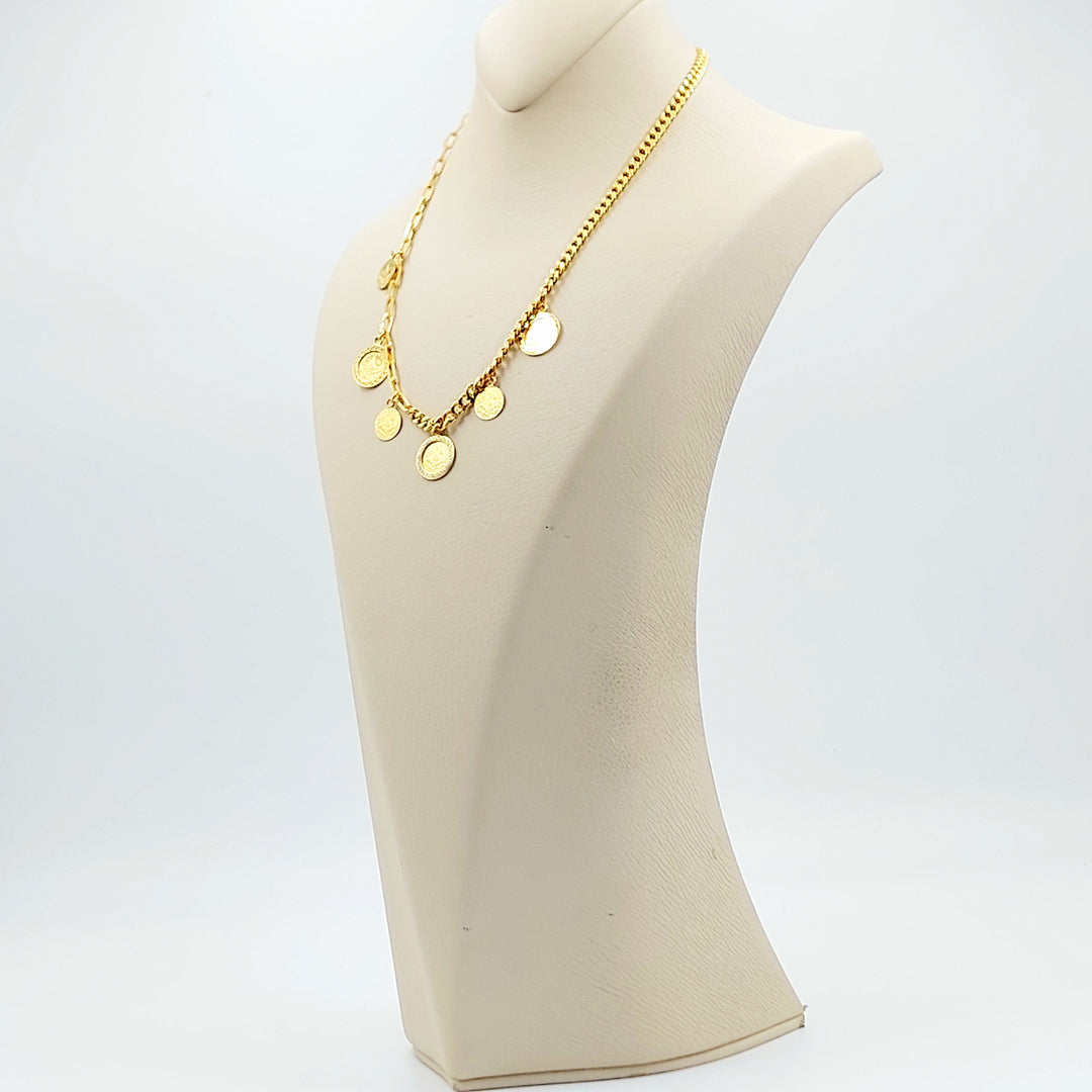 21K عقد دنانديش اكسترا-مجوهرات الشيخ سعيد-Saeed Jewelry 