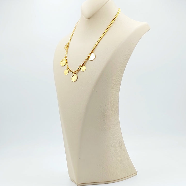 21K عقد دنانديش اكسترا-مجوهرات الشيخ سعيد-Saeed Jewelry 