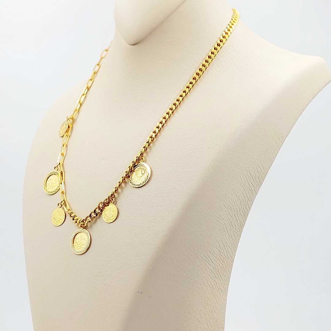 21K عقد دنانديش اكسترا-مجوهرات الشيخ سعيد-Saeed Jewelry 