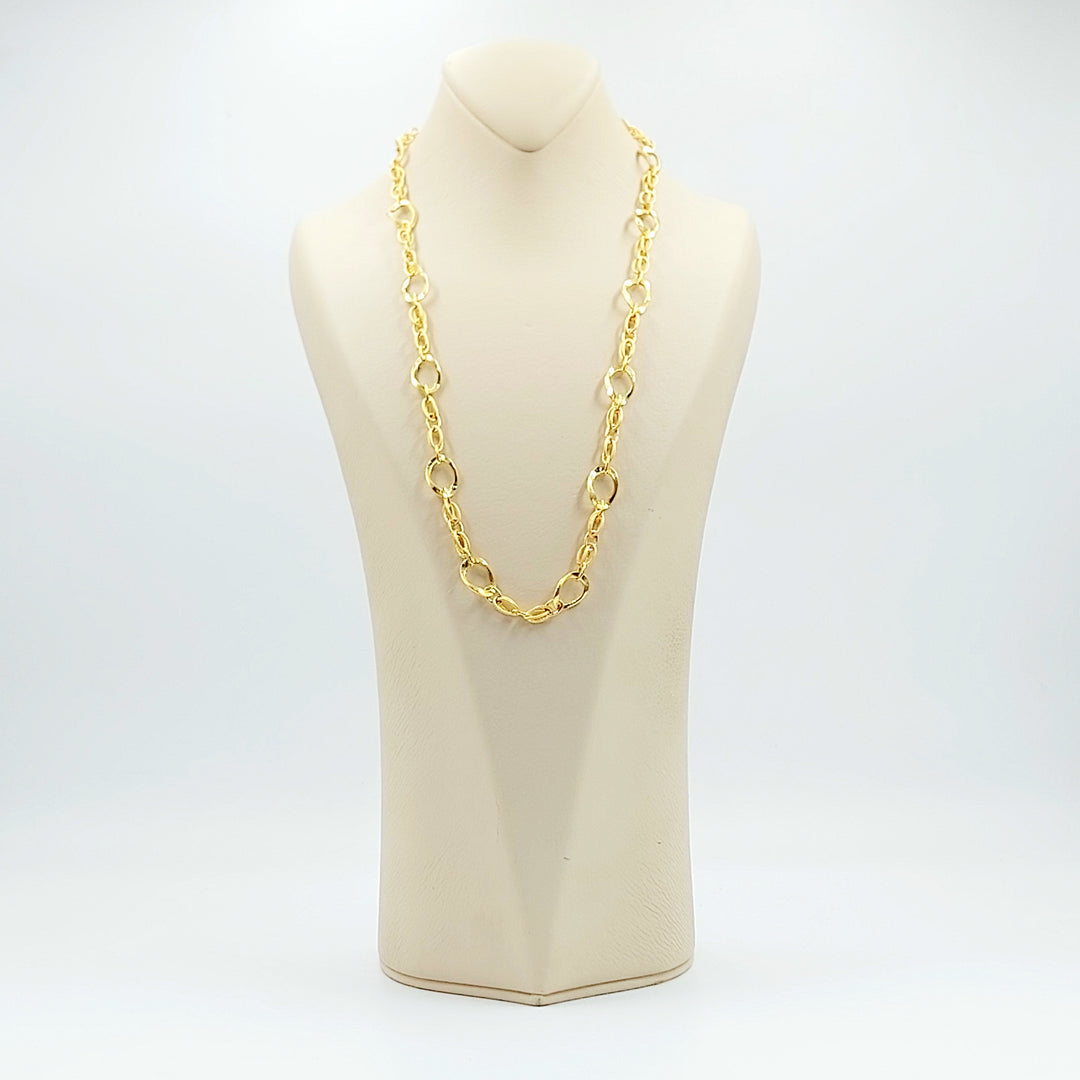 21K عقد فيرنا اكسترا-مجوهرات الشيخ سعيد-Saeed Jewelry 